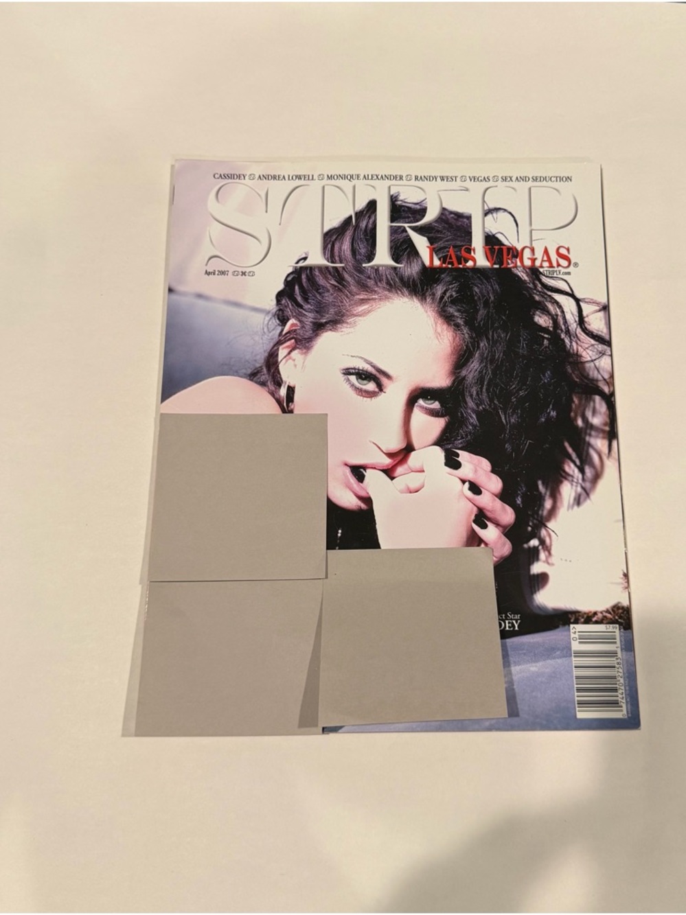 SCOPE Las Vegas Magazine Cover with Model - White Background